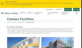 
							         Campus Facilities - College of DuPage								  
							    
