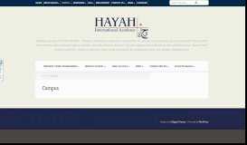 
							         Campus | Hayah International Academy								  
							    
