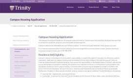 
							         Campus Housing Application | Campus Housing - Trinity Washington ...								  
							    