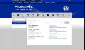 
							         Campus Information / School Directory - Point Isabel ISD								  
							    