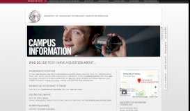 
							         Campus Information - University of Advancing Technology								  
							    