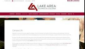 
							         Campus Life - Lake Area Technical Institute								  
							    