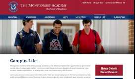 
							         Campus Life - The Montgomery Academy								  
							    
