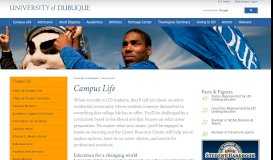 
							         Campus Life - University of Dubuque								  
							    