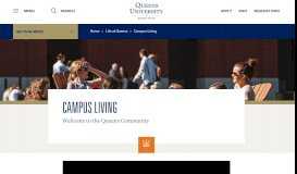 
							         Campus Living | Queens University of Charlotte								  
							    