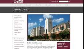 
							         Campus Living | University of Arkansas at Little Rock								  
							    