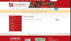 
							         Campus media rebranding takes shape with ... - Edinboro University								  
							    
