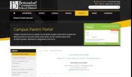 
							         Campus Parent Portal - Bettendorf Community School								  
							    