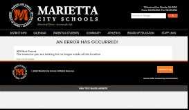 
							         Campus Portal for Parents and Students - Marietta City Schools								  
							    