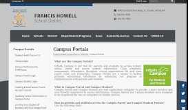 
							         Campus Portal - Francis Howell School District								  
							    