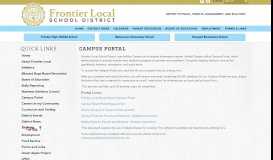 
							         Campus Portal - Frontier Local School District								  
							    