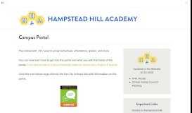 
							         Campus Portal – Hampstead Hill Academy								  
							    