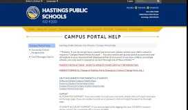 
							         Campus Portal Help - Hastings Public Schools								  
							    