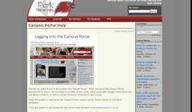 
							         Campus Portal Help | Park Elementary School								  
							    
