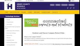 
							         Campus Portal - Henry County Schools								  
							    