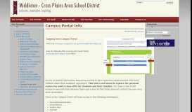 
							         Campus Portal Info | Middleton Cross Plains Area School District								  
							    