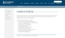 
							         Campus Portal - Louisburg College								  
							    