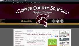 
							         Campus Portal Mobile App! | Coffee County School System								  
							    