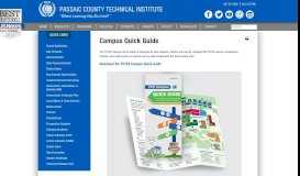 
							         Campus Quick Guide - Passaic County Technical Institute								  
							    