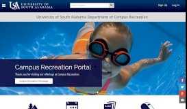 
							         Campus Recreation Portal - University of South Alabama								  
							    