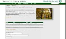 
							         Campus Services - Business and Financial Services - CSU								  
							    