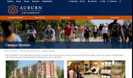 
							         Campus Services | Office of Undergraduate ... - Auburn University								  
							    