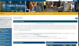 
							         Campus Web - Goldey-Beacom College								  
							    
