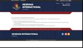 
							         Campuses - Newman International Academy								  
							    