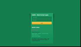 
							         CAMS - Web Portal - Login								  
							    
