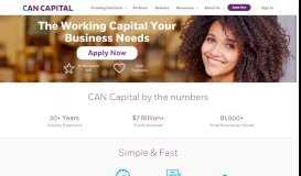 
							         CAN Capital: Small Business Loans and Working Capital Loans								  
							    