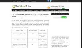 
							         Can Fin Homes Recruitment 2019 - Apply Online for 140 Officer ...								  
							    