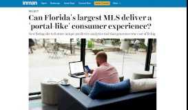 
							         Can Florida's Largest MLS Deliver A 'Portal-Like' Consumer ... - Inman								  
							    