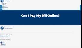 
							         Can I Pay My Bill Online? - World Finance								  
							    