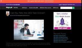 
							         Can You Take the GED Test Online? - Magoosh GED Blog | Magoosh ...								  
							    