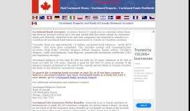 
							         Canada - Unclaimed Assets								  
							    