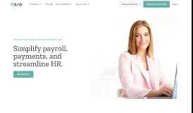 
							         Canada's Unified HR, Payroll, and Benefits Software | Knit								  
							    