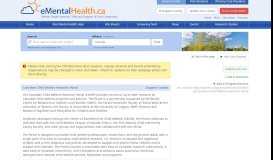 
							         Canadian Child Welfare Research Portal : Canada : eMentalHealth.ca								  
							    