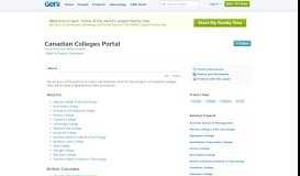 
							         Canadian Colleges Portal - Geni								  
							    