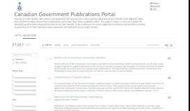 
							         Canadian Government Publications Portal : Free Texts - Internet Archive								  
							    