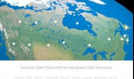 
							         Canadian Open Data and Free Geospatial Data - Canadian GIS ...								  
							    