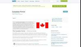 
							         Canadian Portal - Geni								  
							    
