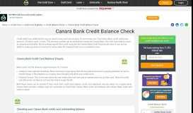 
							         Canara Bank Credit Card Balance Check - How to check credit card ...								  
							    