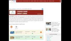 
							         Canara Bank Credit Cards: Features, Eligibility, Types, Benefits, How ...								  
							    