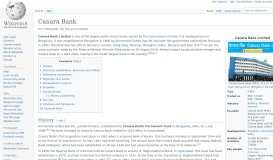 
							         Canara Bank - Wikipedia								  
							    