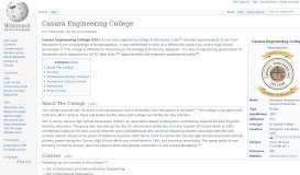 
							         Canara Engineering College - Wikipedia								  
							    