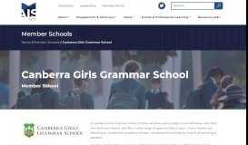 
							         Canberra Girls Grammar School – Association of Independent ...								  
							    