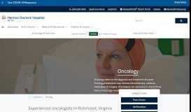 
							         Cancer care in Richmond, VA | Henrico Doctors'								  
							    