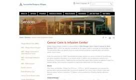 
							         Cancer Care & Infusion Center | Allegan General Hospital								  
							    