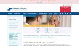 
							         Cancer Care: Saint Anne's Hospital | A Steward Family Hospital | Fall ...								  
							    
