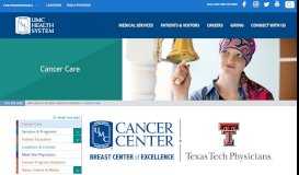 
							         Cancer Care - UMC Health System								  
							    